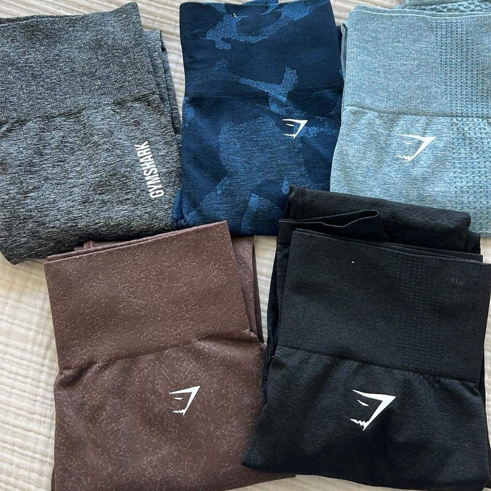 5 pairs gymshark leggings